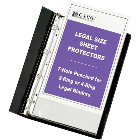 C-Line Products Protector, Sheet, Hvywt, Legal 50PK CLI62047